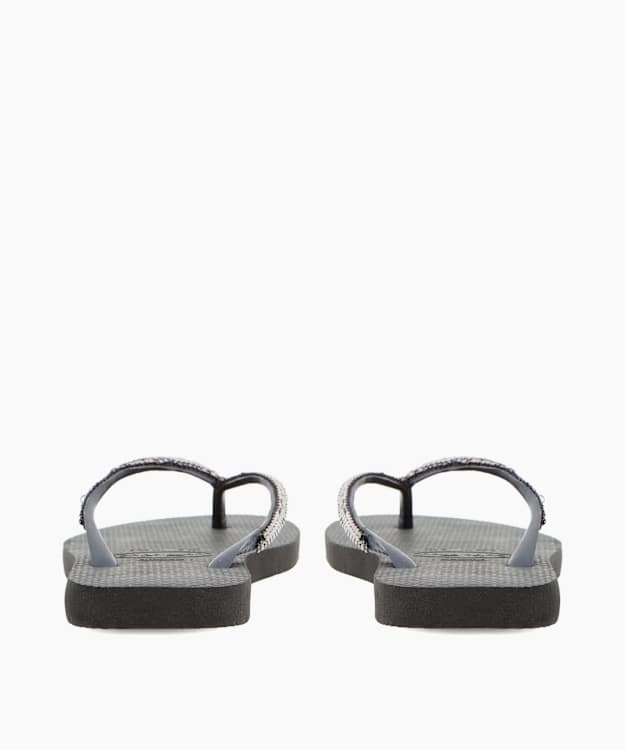 Dune London Metal Mesh Flip Flops - Black Havaianas Slim Metal Mesh Detail Flip Flops