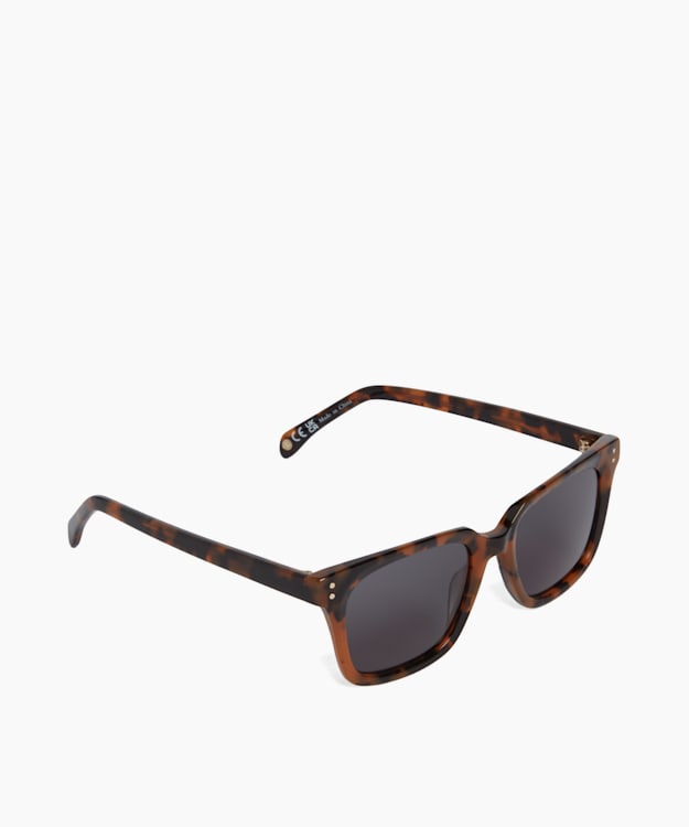 dune london Olle - Tortoiseshell Square Frame Sunglasses