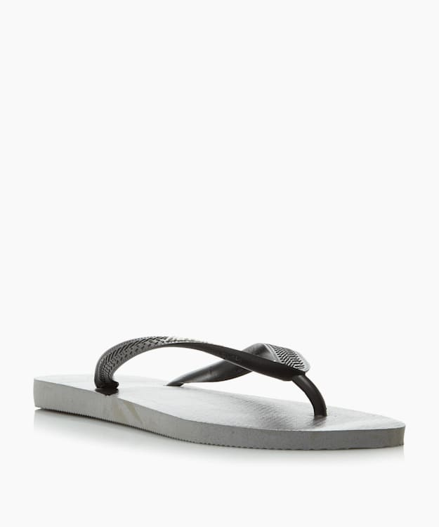 dune london Palm Print Flip Flop - Grey Havaianas Print Detail Flip Flop