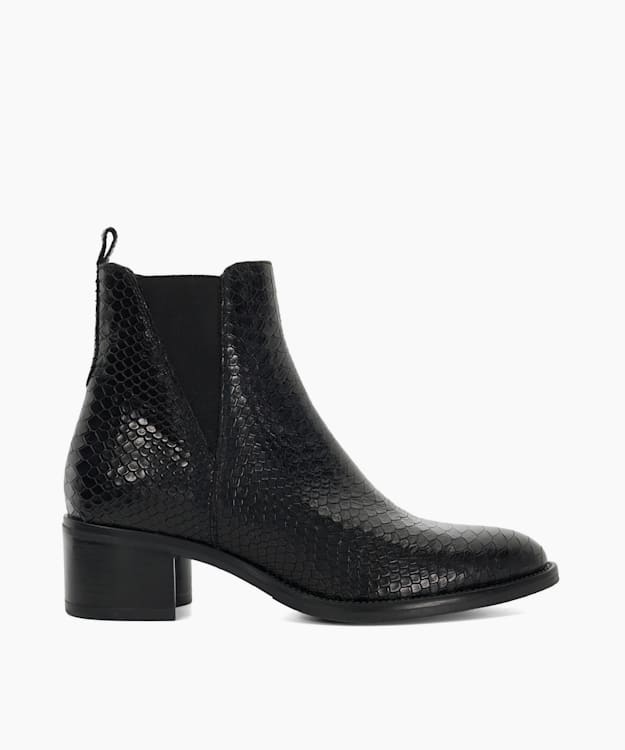 dune london Pouring - Black Casual Chelsea Ankle Boots