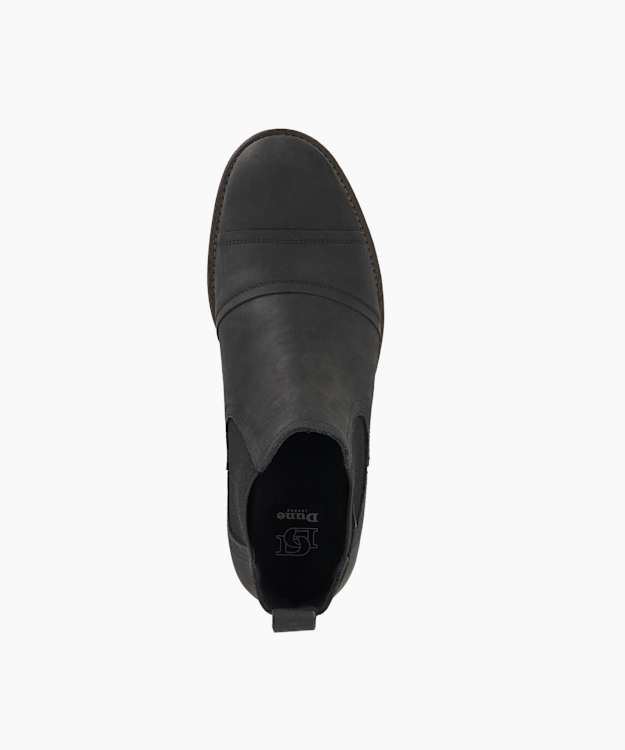 Dune London Saltwood - Black Leather Casual Chelsea Boots