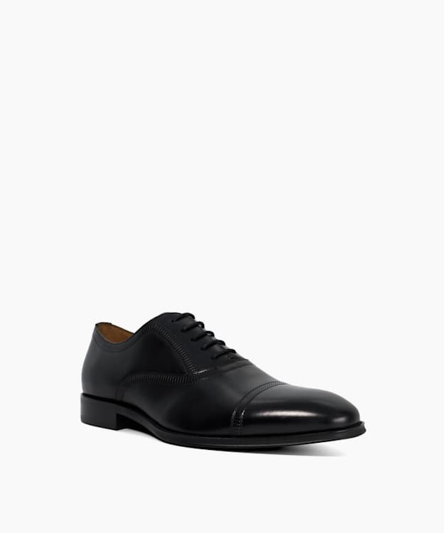 Dune London Segred - Black Toe Cap Lace Up Formal Shoes