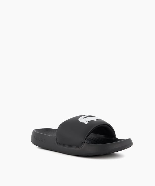 Dune London Serve Slide 1.0 - Black Branded Casual Slides