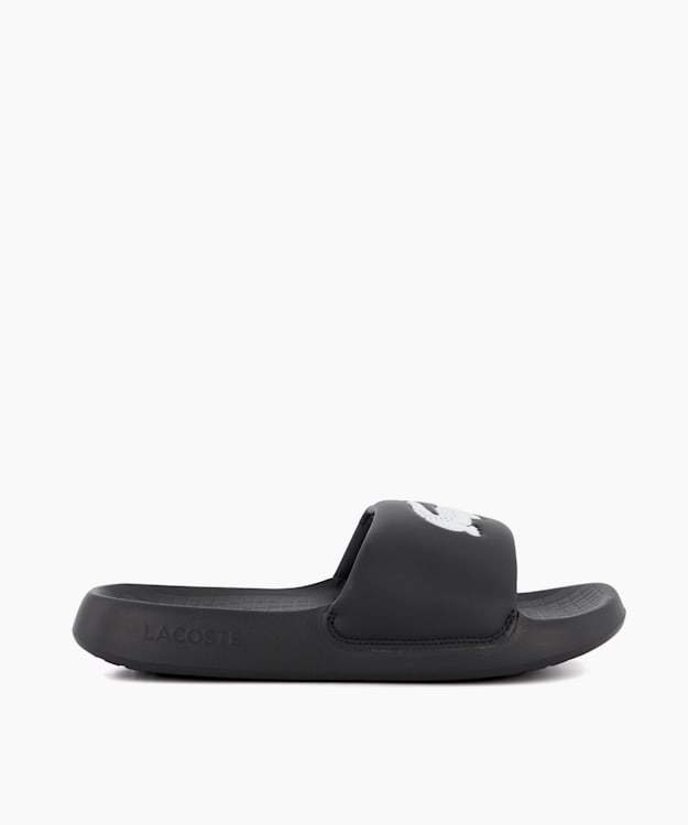 dune london Serve Slide 1.0 - Black Branded Casual Slides