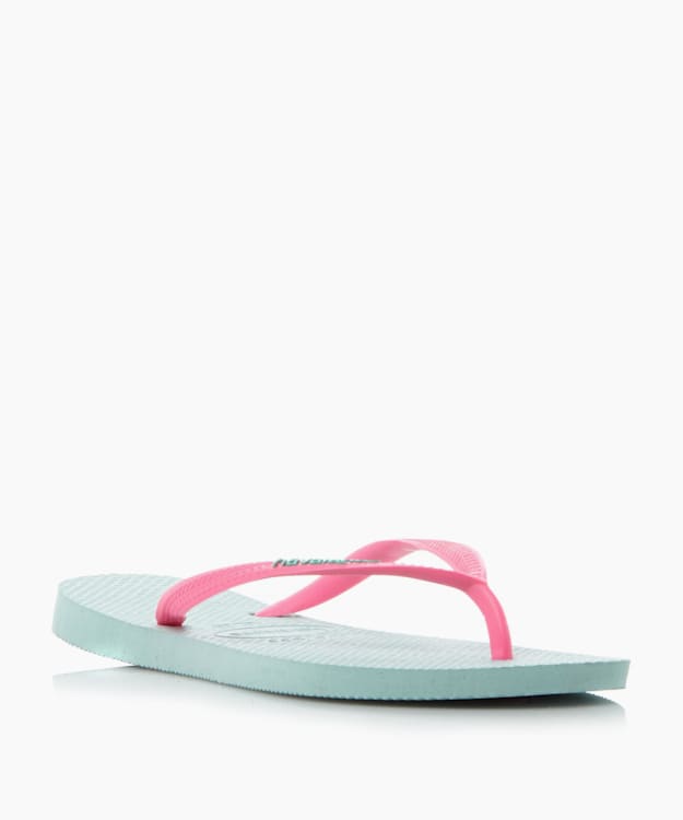 dune london Slim Flip Flops - Mint Havaianas Two-Tone Flip Flops