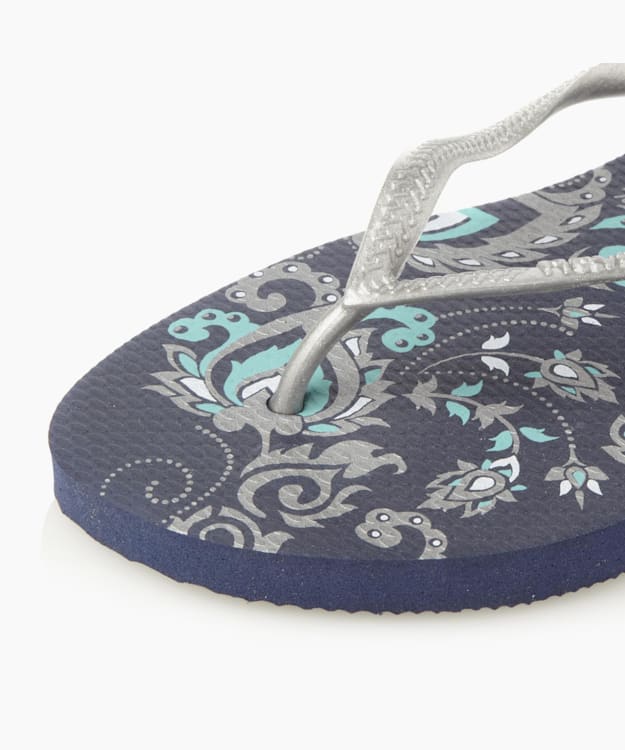 Dune London Slim Flip Flops - Navy Havaianas Slim Flower Print Flip Flop