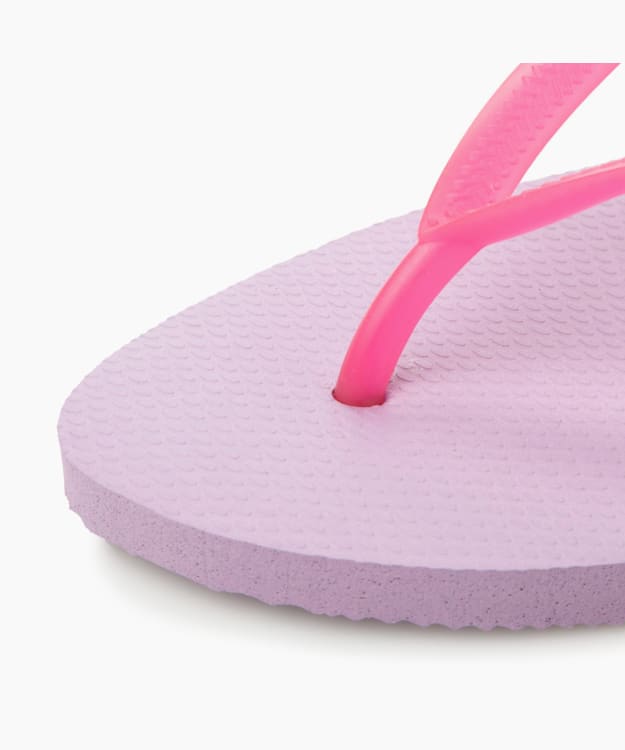 Dune London Slim Flip Flops - Purple Havaianas Two-Tone Flip Flops