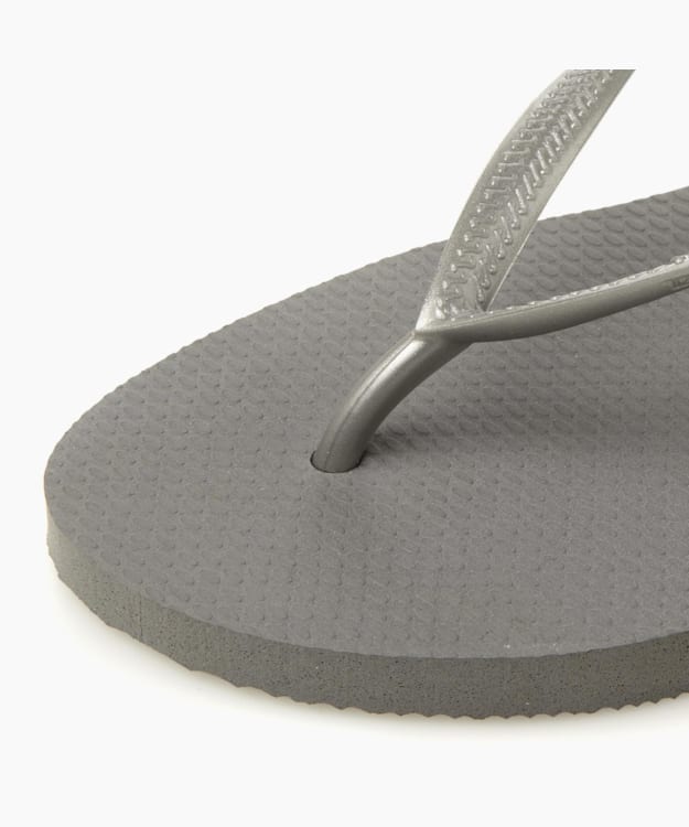 Dune London Slim Flip Flops - Silver Havaianas Slim Metallic Flip Flop