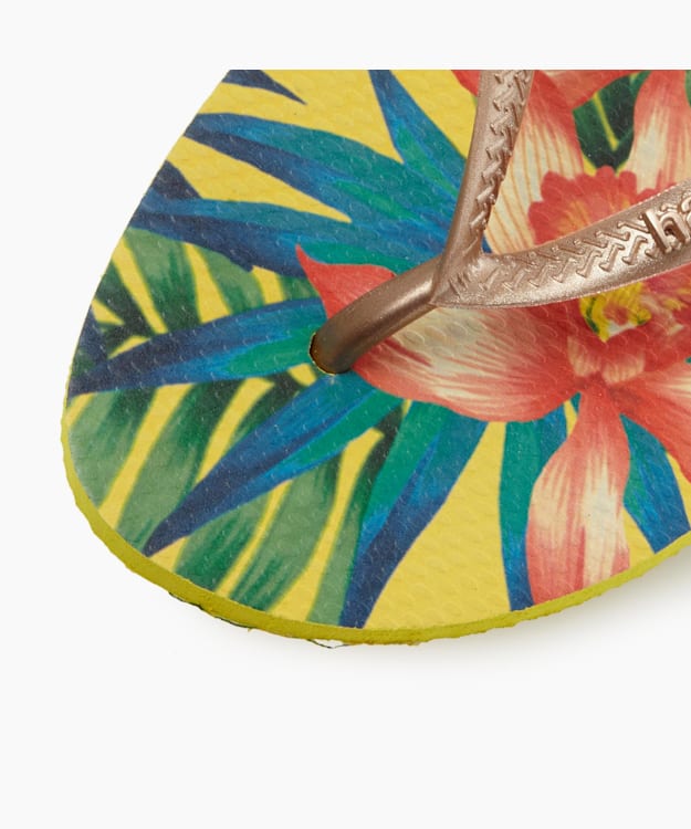 Dune London Slim Flip Flops - Yellow Havaianas Slim Tropical Flip Flops