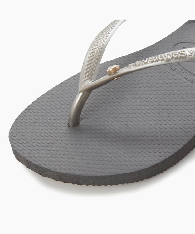 Dune London Swarovski Flip Flops - Grey Havaianas Slim Swarovski Flip Flops