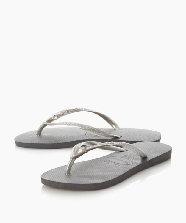 Dune London Swarovski Flip Flops - Grey Havaianas Slim Swarovski Flip Flops