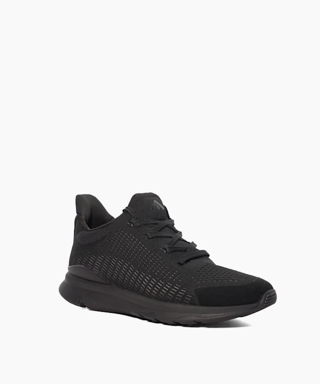 Dune London Vitamin Ffx - Black Knit Running Trainers