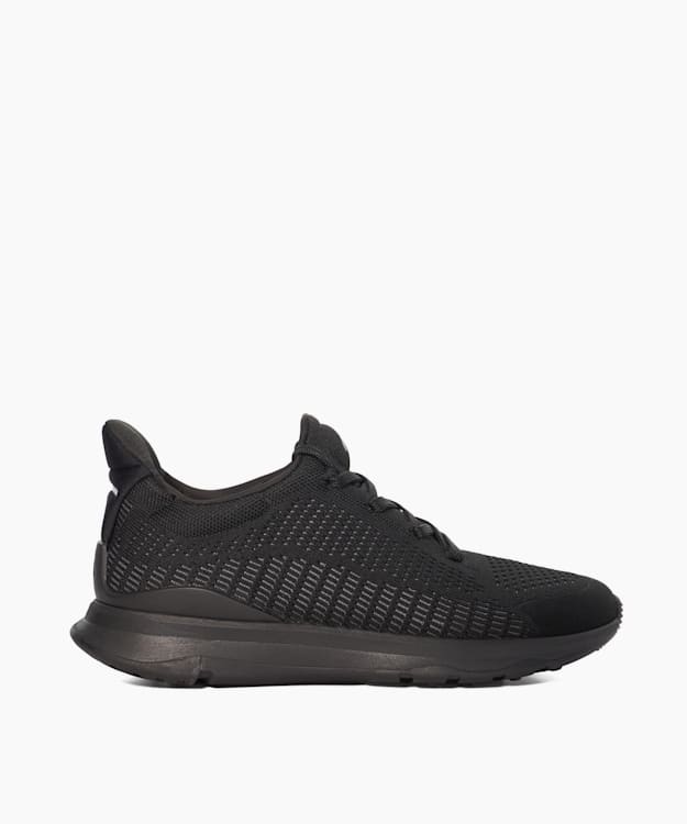 dune london Vitamin Ffx - Black Knit Running Trainers