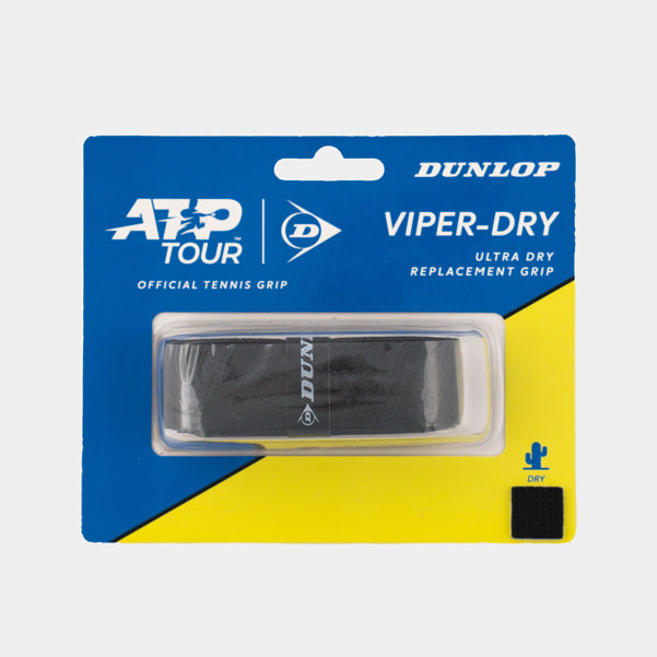 dunlop sports ATP VIPER-DRY REP GRIP BLK 1PC BLISTER