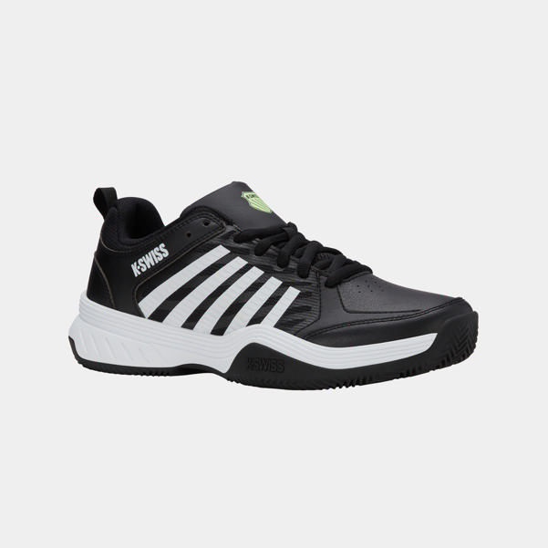 Dunlop Sports COURT EXPRESS 2 CLAY Black/White/Soft Neon Green