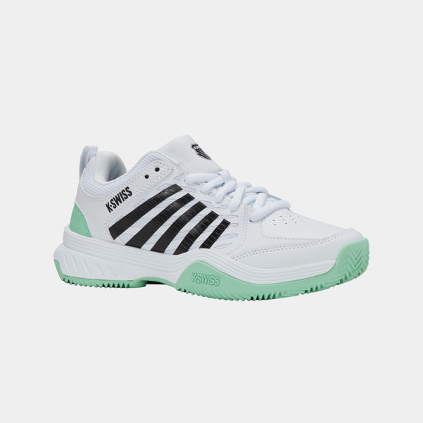 dunlop sports COURT EXPRESS 2 CLAY White/Neon Mint/Black