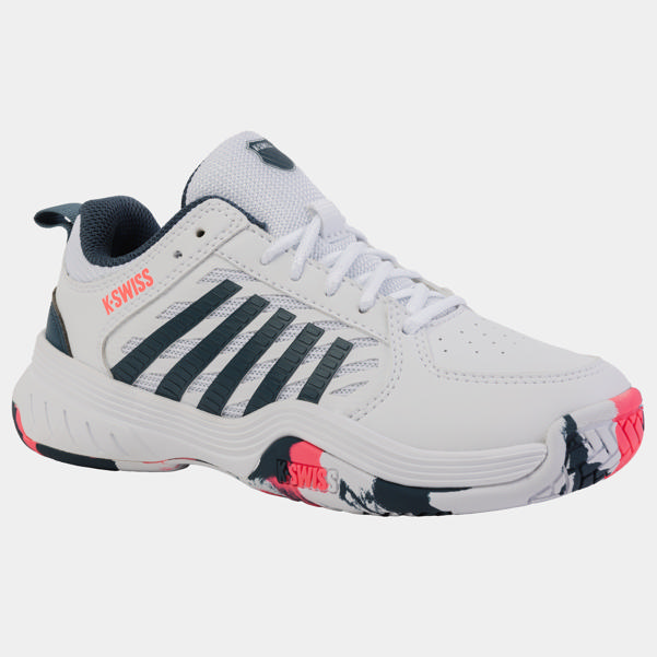 Dunlop Sports COURT EXPRESS 2 White/Stargazer/Neon Blaze