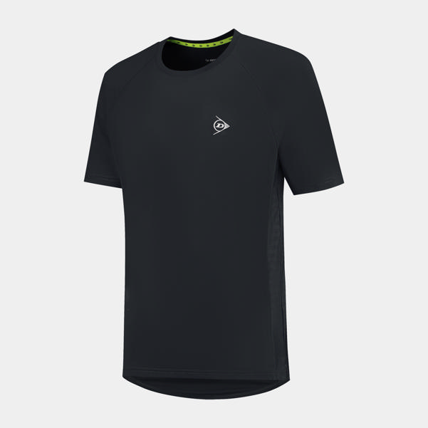 dunlop sports CLUB BOYS CREW TEE BLACK