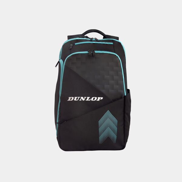 dunlop sports ELITE BACKPACK BLACK/PETROL GREEN
