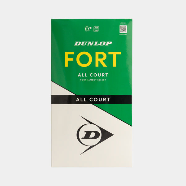 dunlop sports FORT ALL COURT TS 2x4PET CARTONETTE