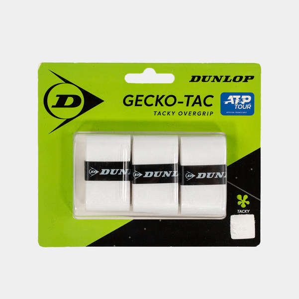 dunlop sports GECKO-TAC OGRIP WHT 3PCS BLISTER