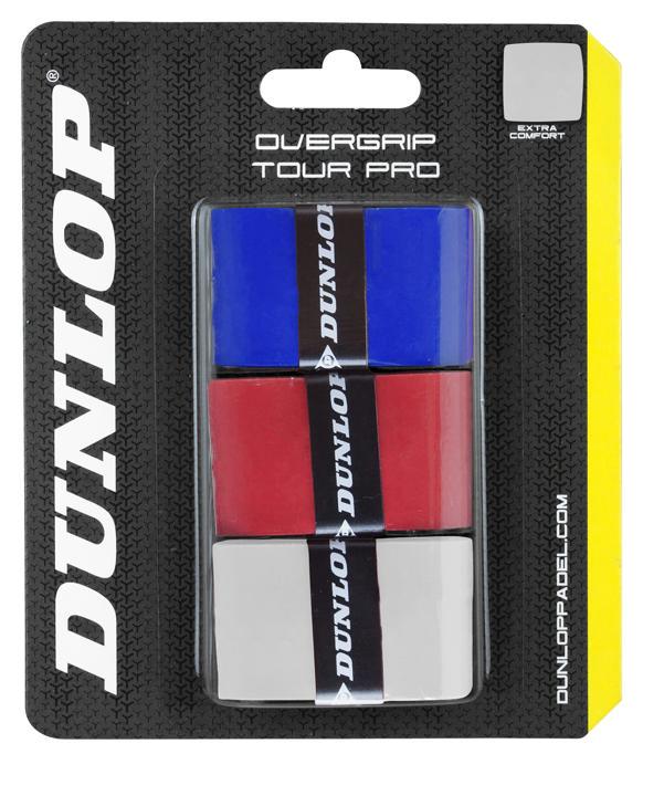 Dunlop Sports OVERGRIP TOUR PRO MIX Blue/Red/White