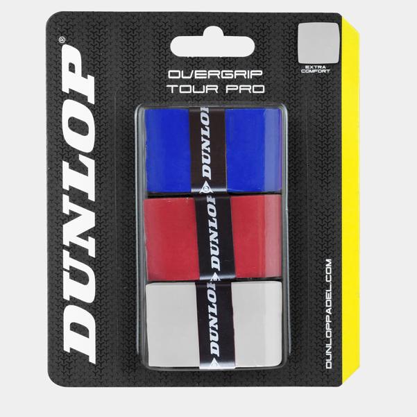 dunlop sports OVERGRIP TOUR PRO MIX Blue/Red/White