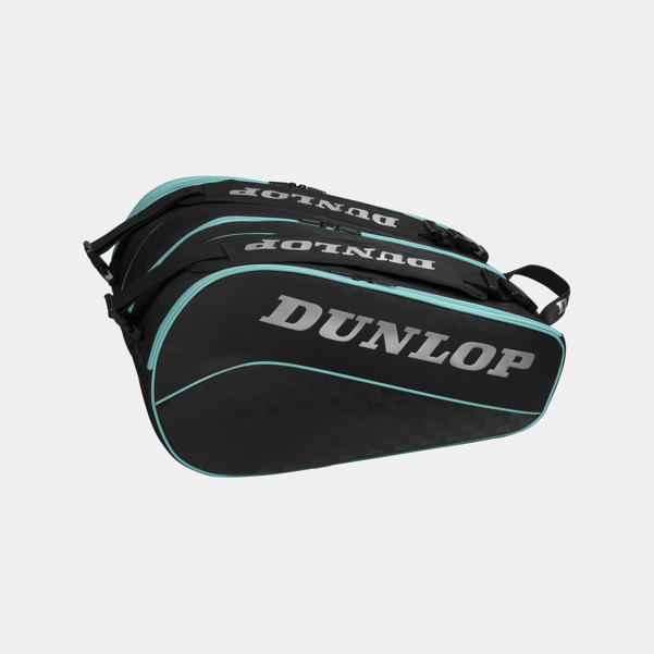 dunlop sports PALETERO ELITE BLACK/PETROL GREEN