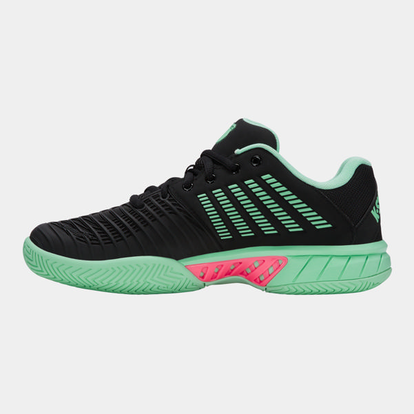 Dunlop Sports EXPRESS LIGHT 3 Black/Neon Mint/Neon Pastel Pink