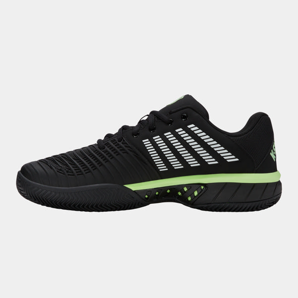 Dunlop Sports EXPRESS LIGHT 3 CLAY Black/Soft Neon Green