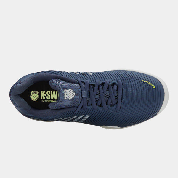 Dunlop Sports HYPERCOURT EXPRESS 2 CARPET Vintage Indigo/Blanc De Blanc/Luminary Green