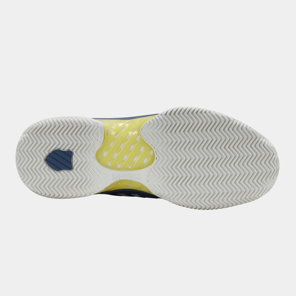 Dunlop Sports HYPERCOURT EXPRESS 2 CLAY Vintage Indigo/Blanc De Blanc/Luminary Green