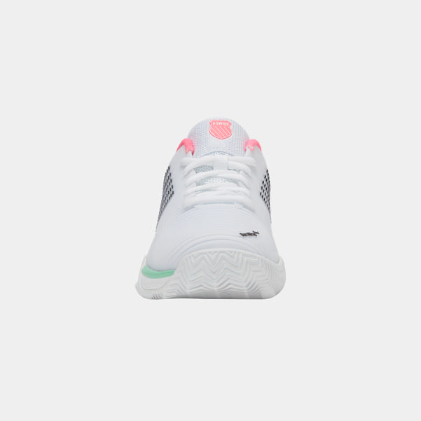 Dunlop Sports HYPERCOURT EXPRESS 2 CLAY White/Neon Pastel Pink/Black