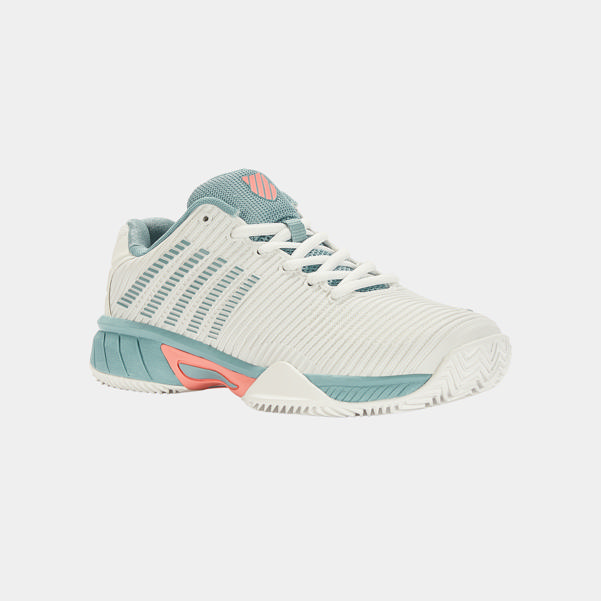 dunlop sports HYPERCOURT EXPRESS 2 HB SILVER LAKE BLUE/WHITE/ORCHID PINK