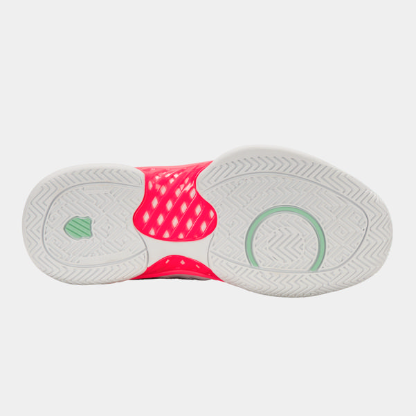 Dunlop Sports HYPERCOURT EXPRESS 2 White/Neon Pastel Pink/Black