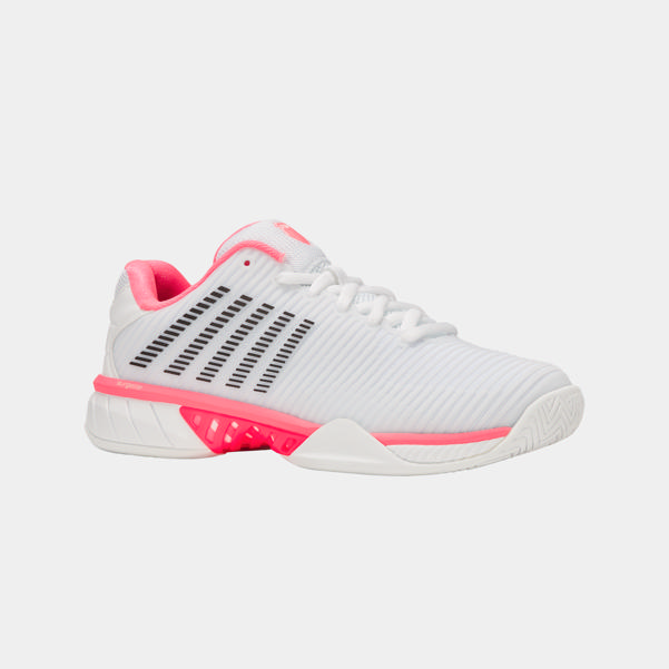 dunlop sports HYPERCOURT EXPRESS 2 White/Neon Pastel Pink/Black