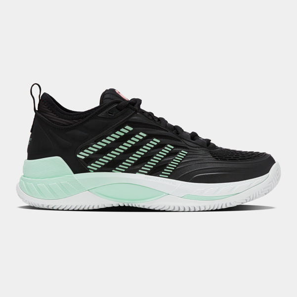 Dunlop Sports HYPERCOURT SUPREME 2 CLAY Black/Neon Mint/White