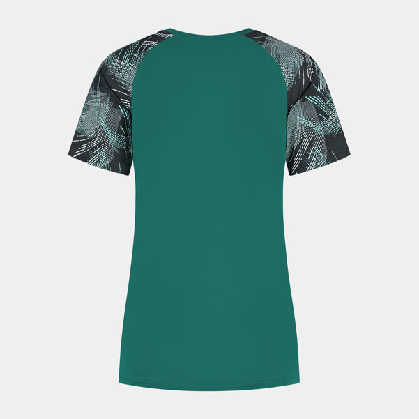 Dunlop Sports LADIES GAME TEE 2 Aventurine Green/White/Aqua Sky