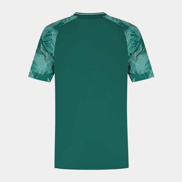 Dunlop Sports MENS GAME TEE 3 Aventurine Green/White/Aqua Sky