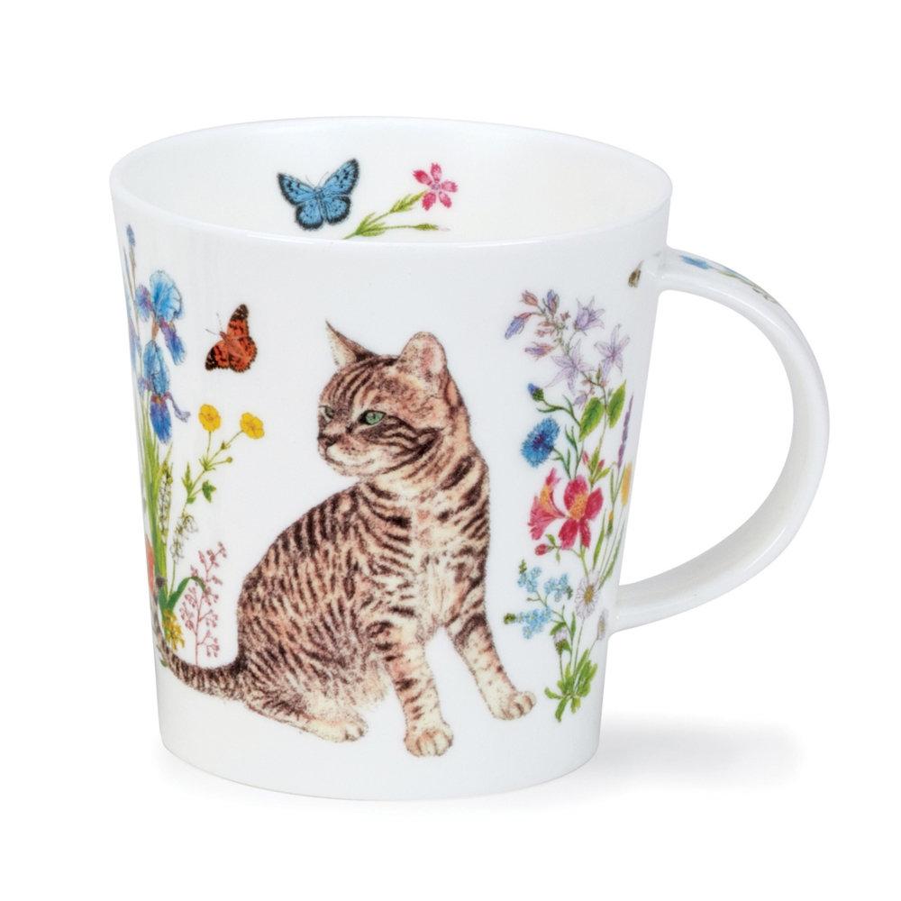 dunoon Lomond Floral Cats - Tabby