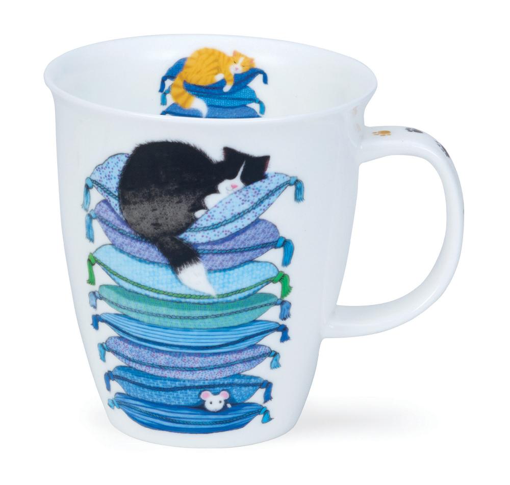 dunoon Nevis Sleepy Cats- Blue
