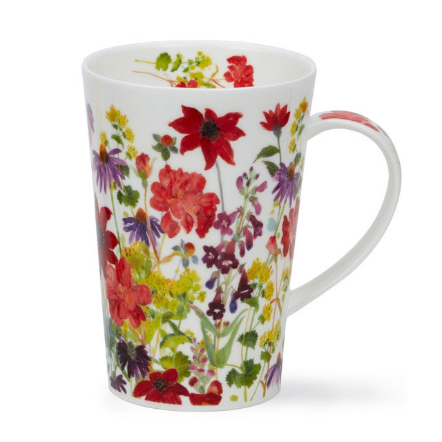 dunoon Shetland Cottage Border - Red - Mug Only