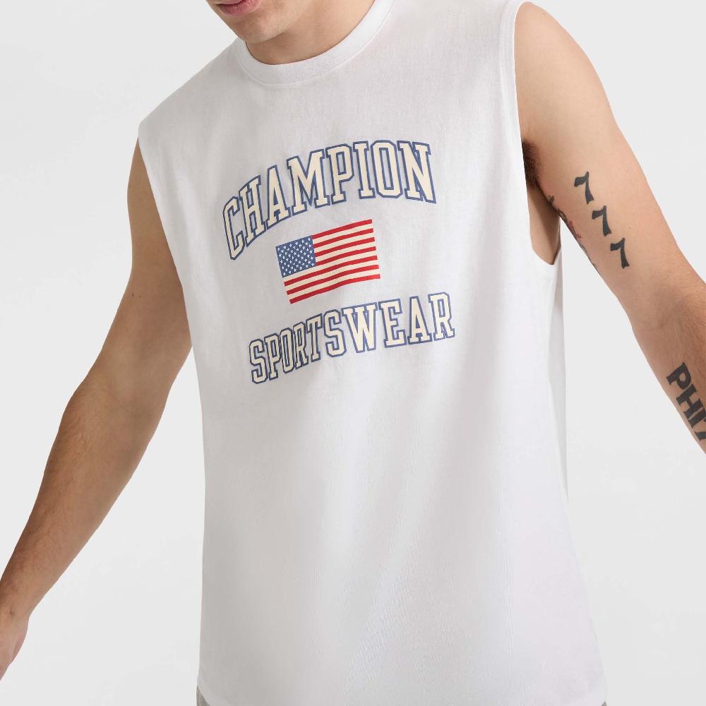 Duofold By Champion Classic Graphic Muscle Tank USA Sportswear