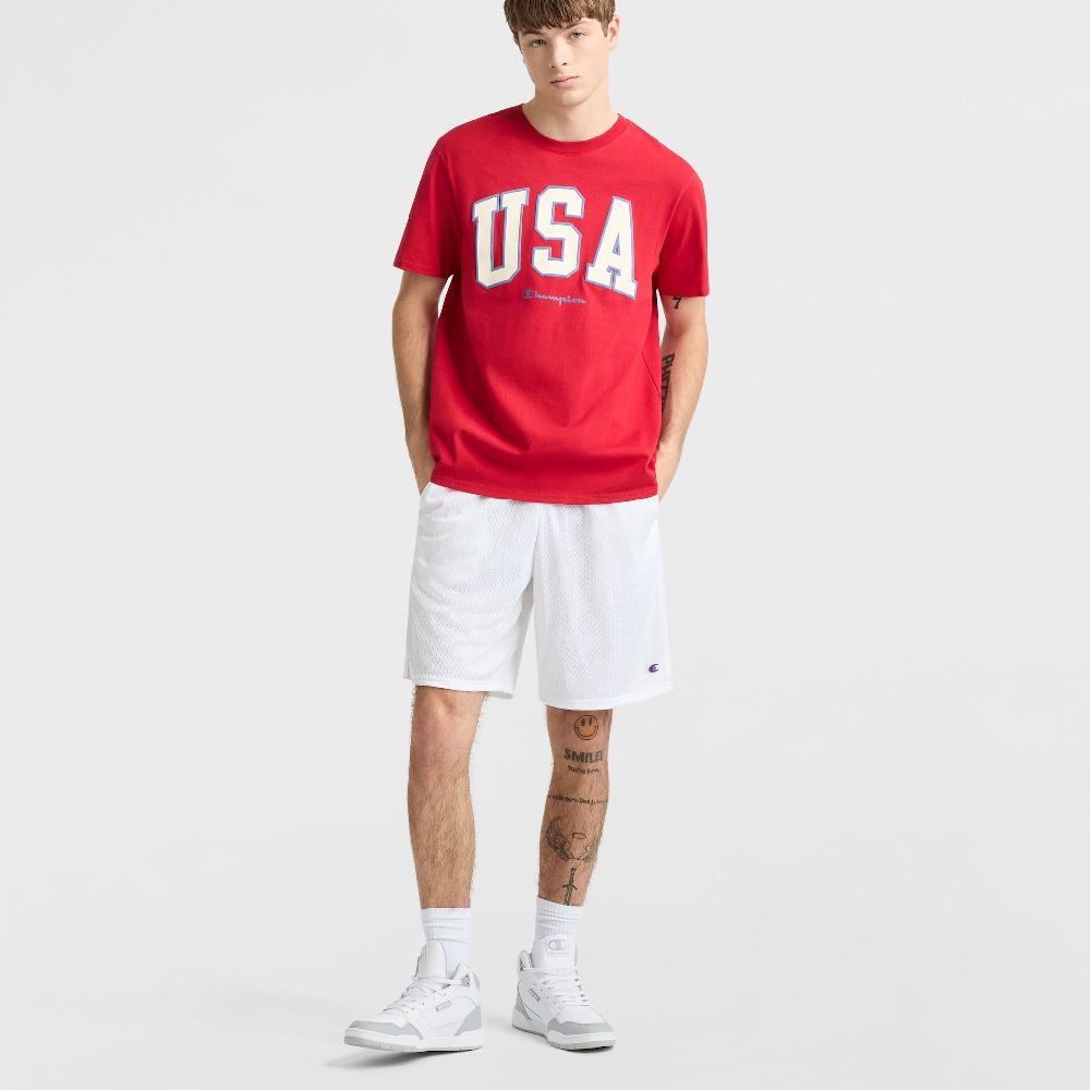 Duofold By Champion Classic Graphic T-Shirt USA Block Logo