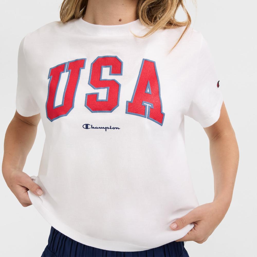 Duofold By Champion Classic Graphic T-Shirt USA Logo
