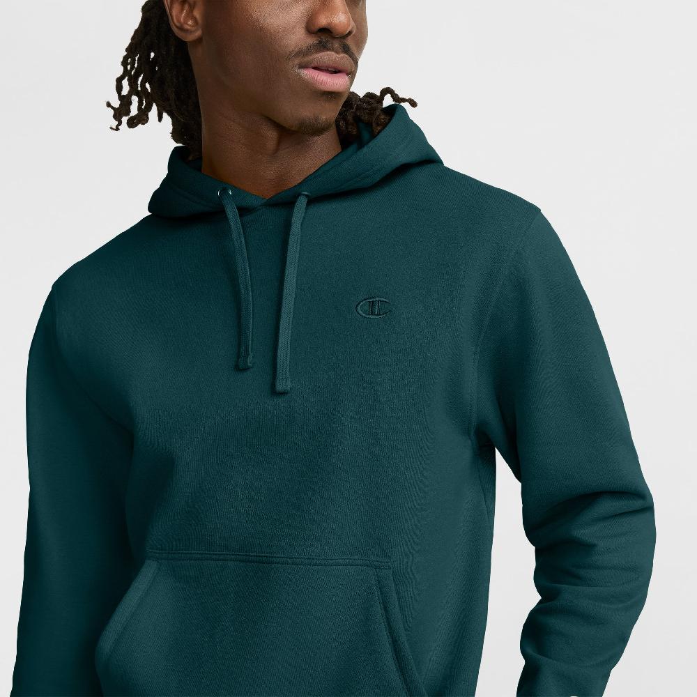 Duofold By Champion Powerblend Hoodie C Logo