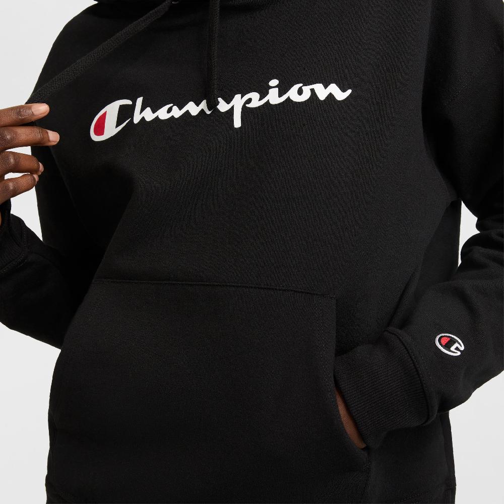 Duofold By Champion Powerblend Hoodie Script Logo