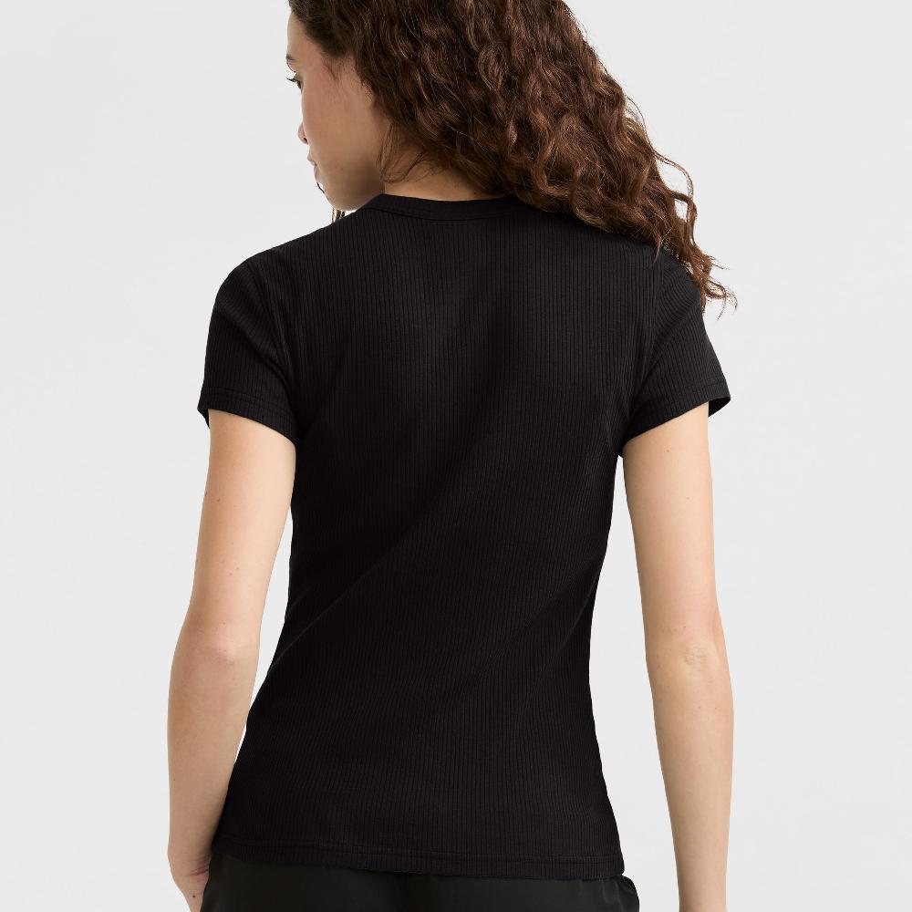 Duofold By Champion Slim Ribbed Tee Iconic C Patch