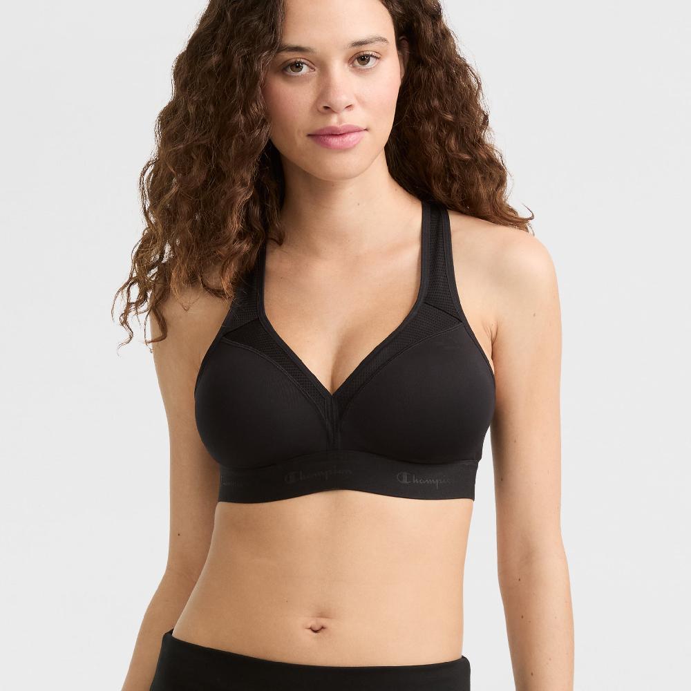 duofold by champion The Curvy Sports Bra C Logo