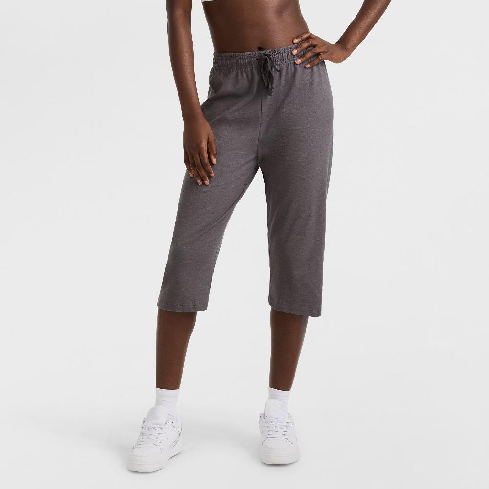 duofold by champion Lightweight Lounge Capri Pants C Logo
